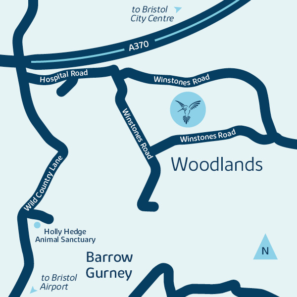 Development map for woodlands at barrow gurney, bristol